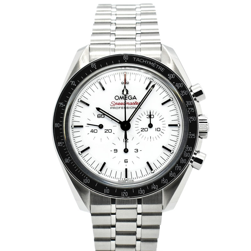 オメガ　OMEGA　スピードマスター プロフェッショナル ムーンウォッチ マスタークロノメーター　310.30.42.50.04.001　ホワイト　バックスケルトン　42mm　未使用品