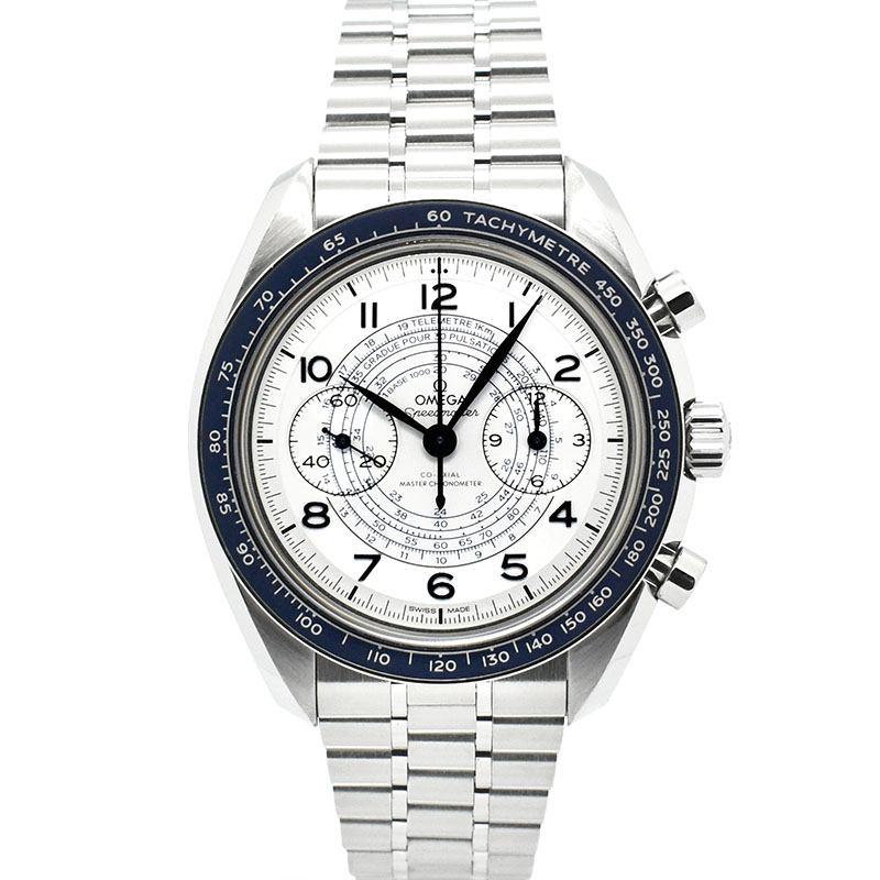 オメガ　OMEGA　スピードマスター クロノスコープ マスタークロノメーター　329.30.43.51.02.001　43mm　シルバー　手巻き　USED　中古