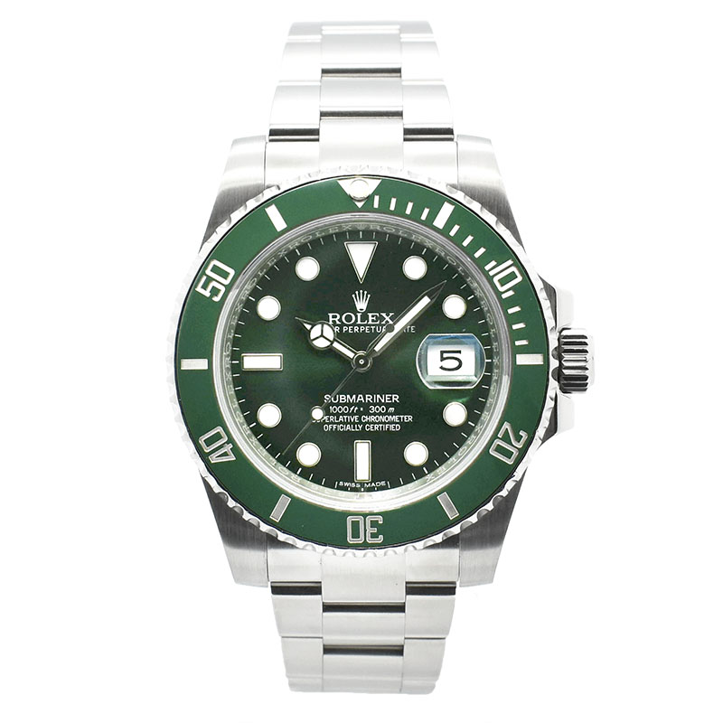 ロレックス　ROLEX　サブマリーナデイト グリーン　Ref.116610LV　ランダム番　USED　中古