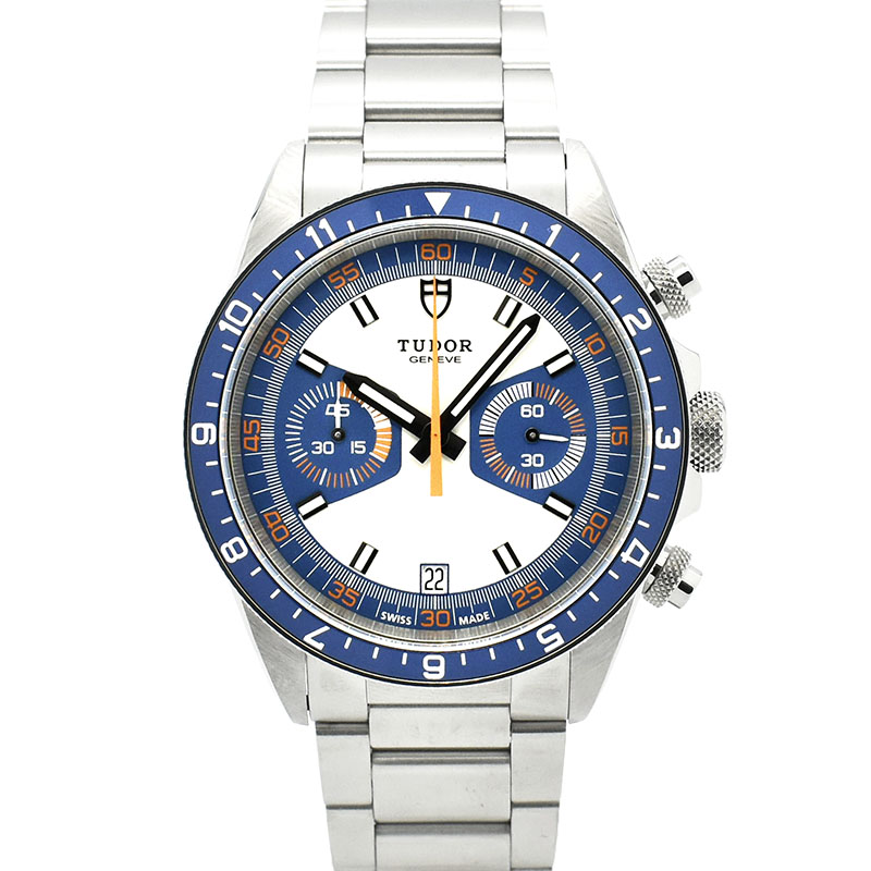 チューダー(チュードル)　TUDOR　ヘリテージ クロノグラフ　Ref.70330B　42mm　ブルー　USED　中古