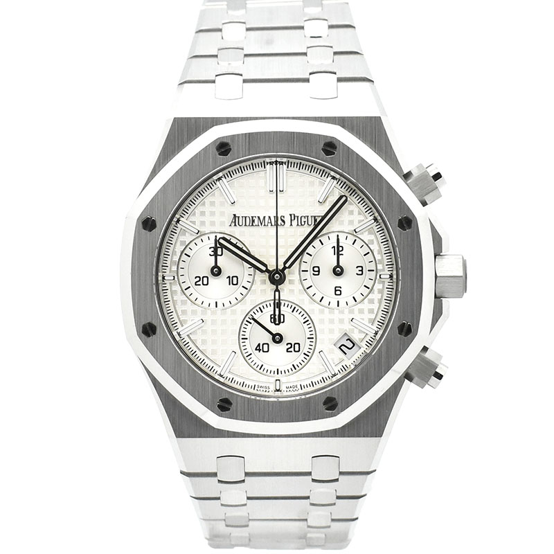 オーデマ・ピゲ　AUDEMARS PIGUET　ロイヤルオーク クロノグラフ 50周年記念　26240ST.OO.1320ST.03　41mm　シルバー　USED　中古