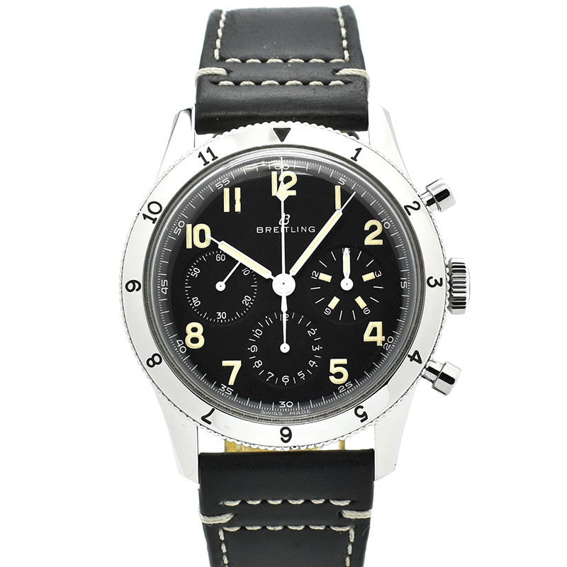 ブライトリング　BREITLING　AVI REF.765 1953 リ・エディション　AB0920131B1X1　世界1953本限定　ブラック　41mm　USED　中古