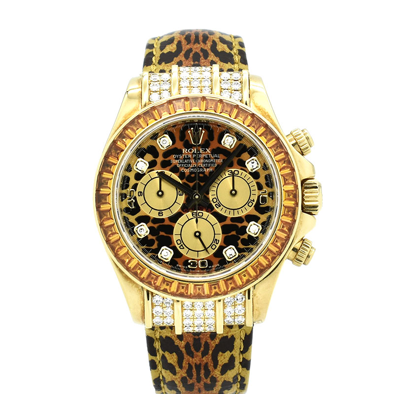 ロレックス　ROLEX　デイトナ　レパード　116598SACO　18KYG　M番　40mm　USED　中古