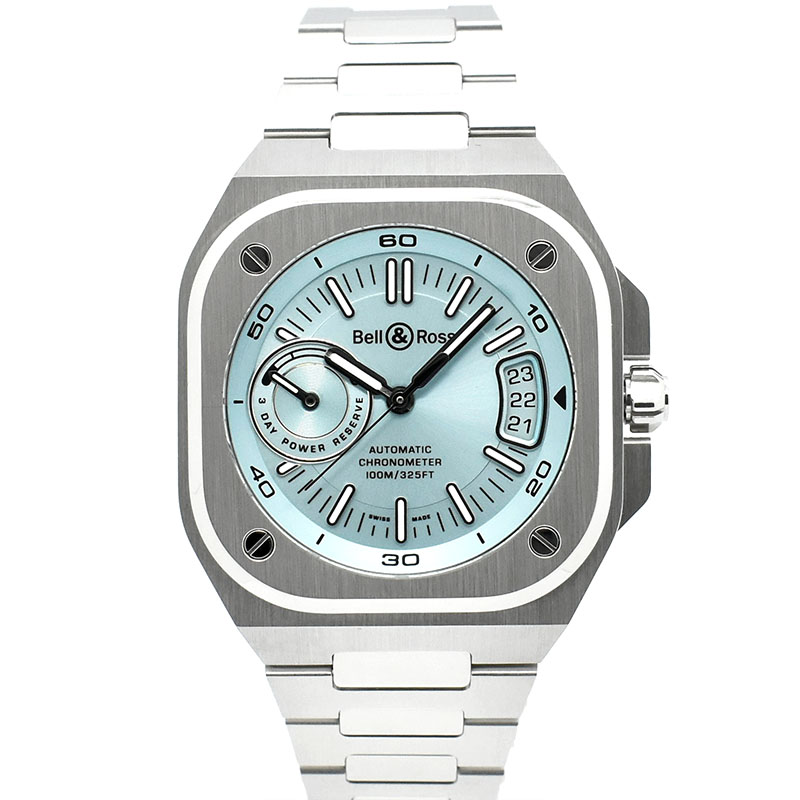 ベル＆ロス　BELL＆ROSS　BR-X5 アイスブルースティール　BRX5R-IB-ST/SST　SS　41mm　USED　中古