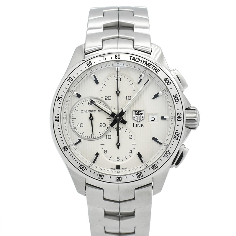 タグホイヤー　TAG HEUER　リンク クロノグラフ キャリバー16　CAT2011.BA0952　シルバー　43mm　USED　中古