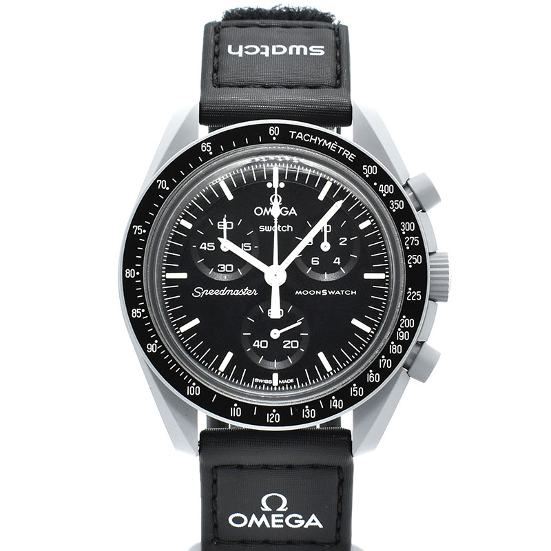 オメガ×スウォッチ　OMEGA×Swatch　ミッション トゥ ザ ムーン　SO33M100　バイオセラミック　42mm　未使用品