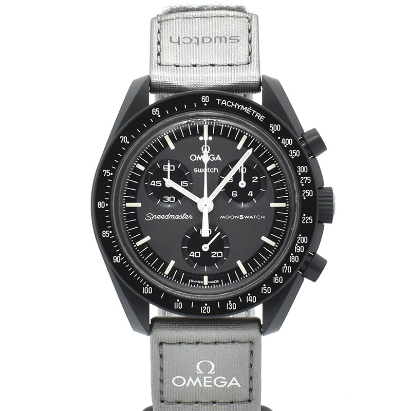 オメガ×スウォッチ　OMEGA×Swatch　ミッション トゥ マーキュリー　SO33A100　バイオセラミック　42mm　USED　中古