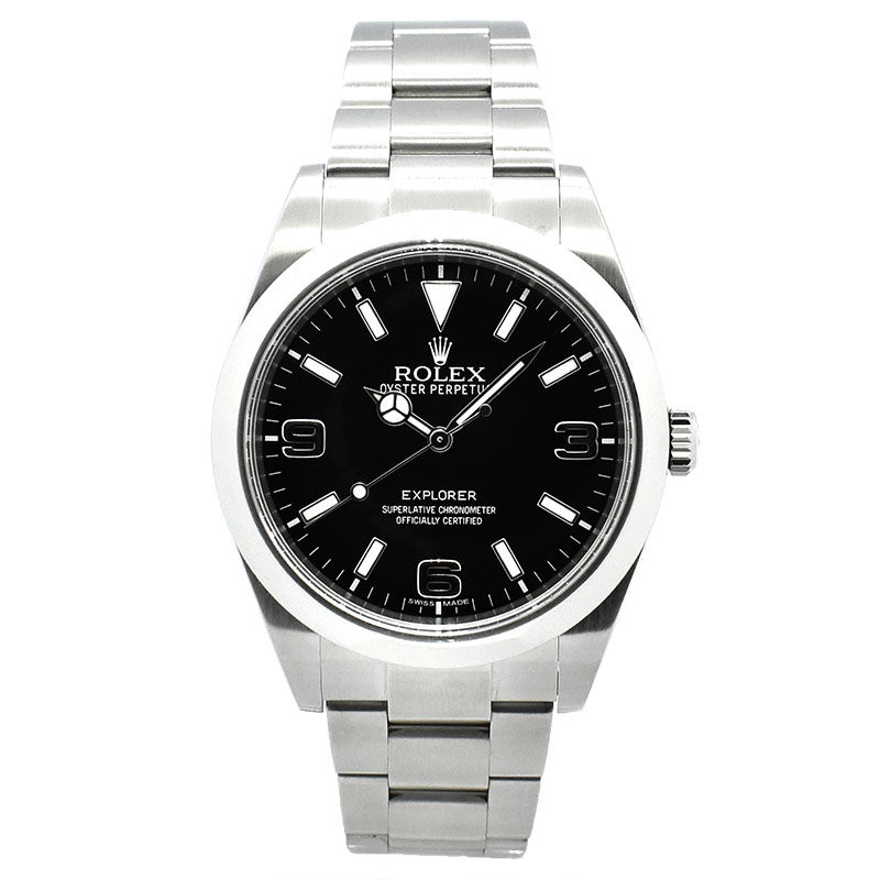 ロレックス　ROLEX　エクスプローラー1　Ref.214270　SS　39mm　ブラックアウト　ランダム番　USED　中古