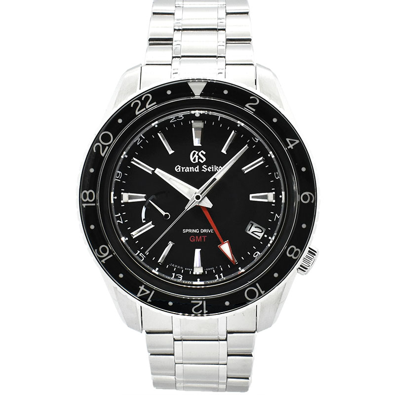 グランドセイコー　GRAND SEIKO　スポーツコレクション スプリングドライブ GMT　SBGE201　ブラック　44mm　マスターショップ限定　USED　中古