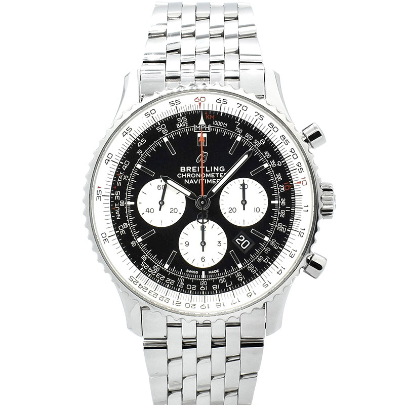 ブライトリング　BREITLING　ナビタイマー1 B01　AB0127211B1A1　46mm　ブラック/シルバー　USED　中古