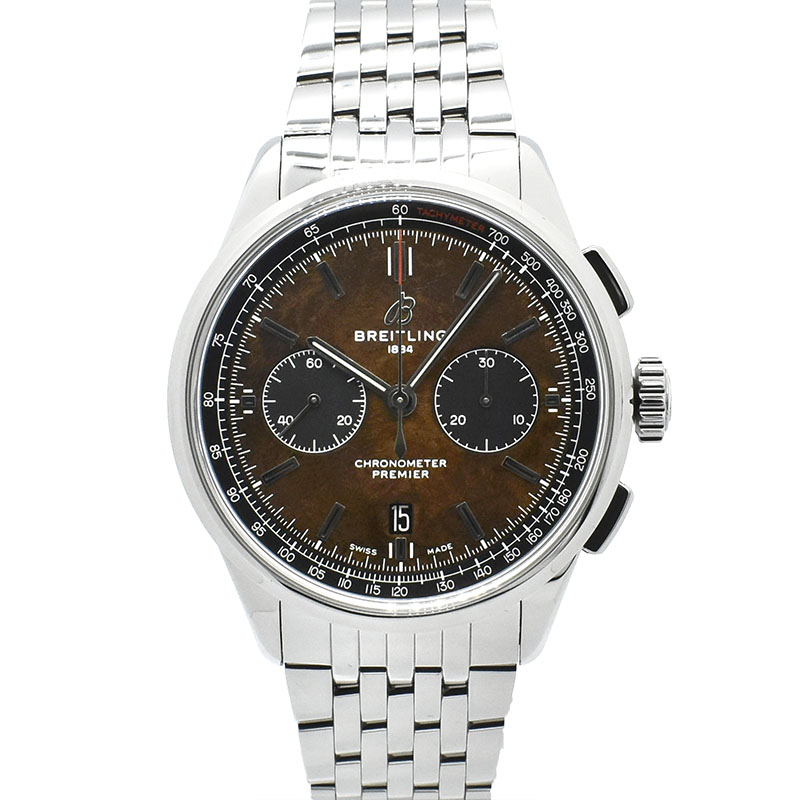 ブライトリング　BREITLING　プレミエ B01 クロノグラフ 42 ベントレー センテナリー　AB01181A1Q1A1　世界1000本限定　42mm　ブラウン　USED　中古