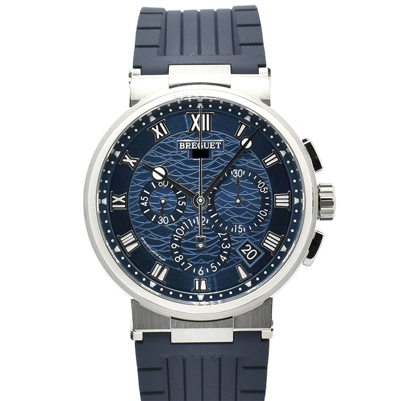 ブレゲ　BREGUET　マリーン クロノグラフ 5527　5527BB/Y2/5WV　42mm　18KWG　USED　中古