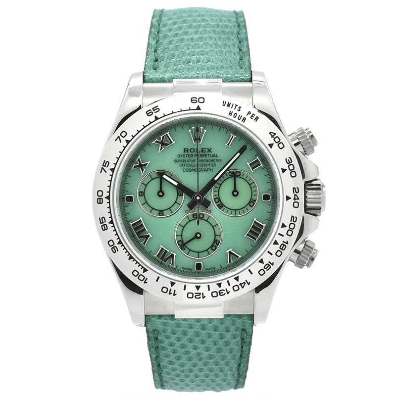 ロレックス　ROLEX　デイトナ ビーチ　Ref.116519　グリーン(クリソプレーズ)　18KWG　P番　40mm　USED　中古