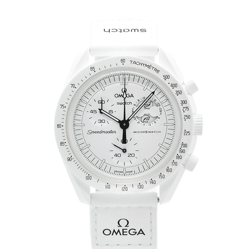 オメガ×スウォッチ　OMEGA×Swatch　ミッション トゥ ザ ムーンフェイズ スヌーピー　SO33W700　バイオセラミック　42mm　未使用品