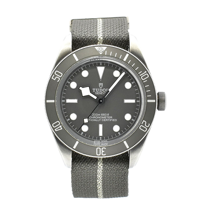 チューダー(チュードル)　TUDOR　ヘリテージ ブラックベイ フィフティエイト 925　Ref.79010SG　39mm　グレー　シルバー925　USED　中古