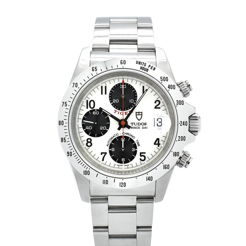チューダー(チュードル)　TUDOR　クロノタイム タイガー　Ref.79280　ホワイト/ブラック　40mm　USED　中古