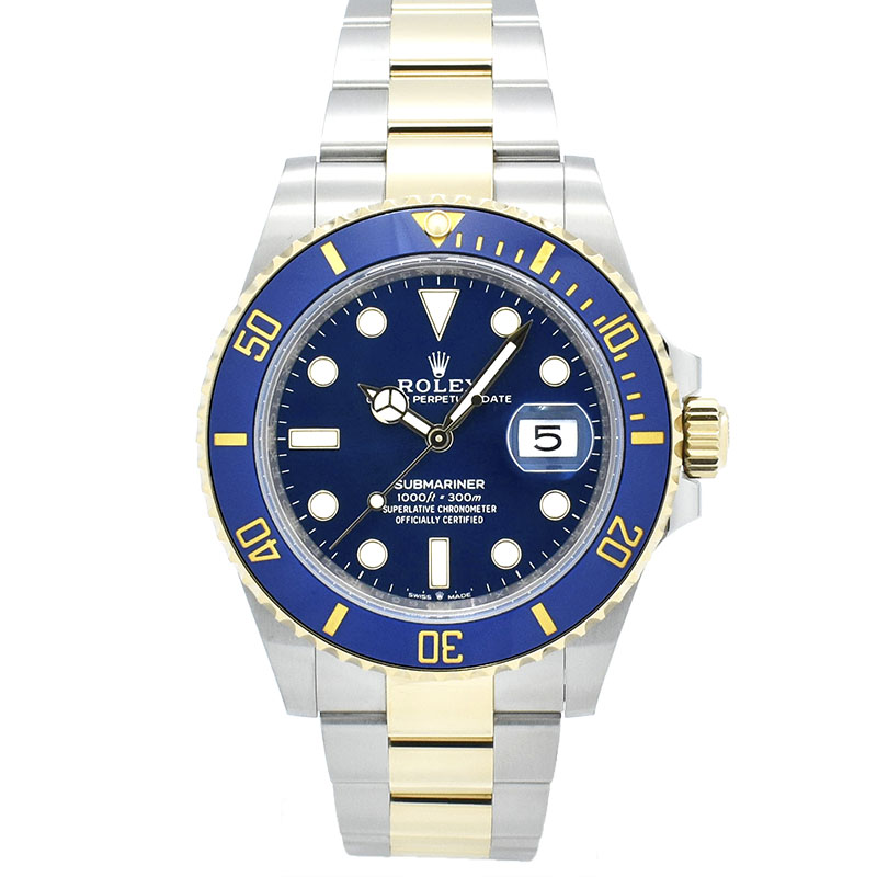 ロレックス　ROLEX　サブマリーナデイト　Ref.126613LB　18KYG/SS　41mm　USED　中古