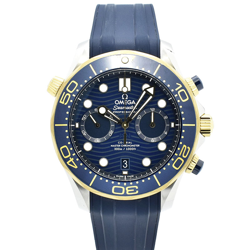 オメガ　OMEGA　シーマスターダイバー300M コーアクシャル マスタークロノメーター クロノグラフ　210.22.44.51.03.001　44mm　USED　中古