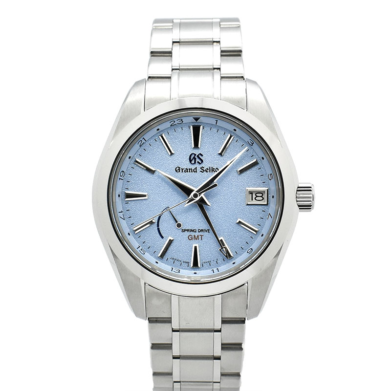 グランドセイコー　GRAND SEIKO　スプリングドライブ GMT 御空色 和光75周年限定モデル　SBGE289　ブルー　75本限定　40mm　USED　中古