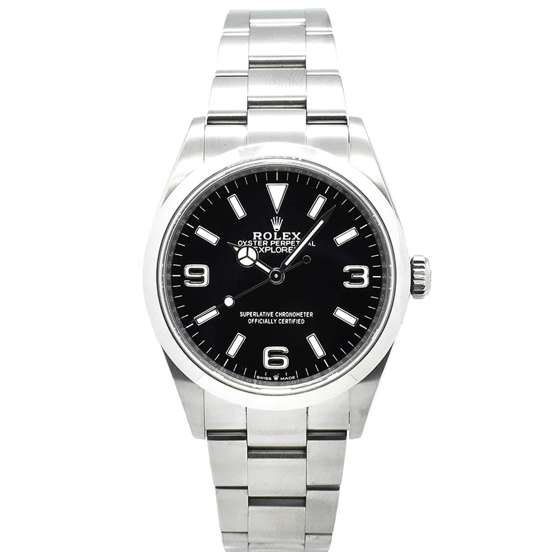 ロレックス　ROLEX　エクスプローラー 36　Ref.124270　36mm　ブラック　USED　中古