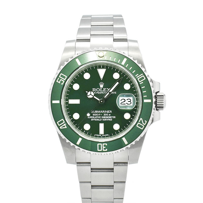 ロレックス　ROLEX　サブマリーナデイト グリーン　Ref.116610LV　ランダム番　USED　中古
