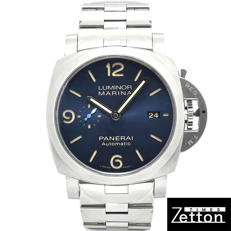 パネライ　PANERAI　ルミノール マリーナ　PAM01058　V番　44mm　ブルー　USED　中古