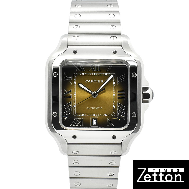 カルティエ　CARTIER　サントス ドゥ カルティエ ウォッチ LM　WSSA0064　グラデーションブラウン　39.8mm　未使用品