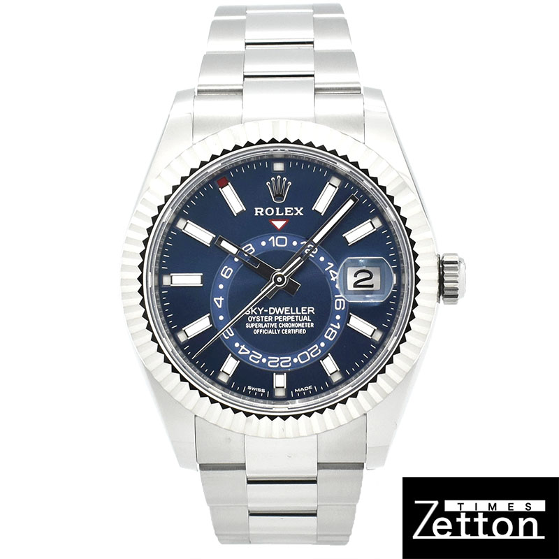 ロレックス　ROLEX　スカイドゥエラー　Ref.326934　ブルー　42mm　USED　中古