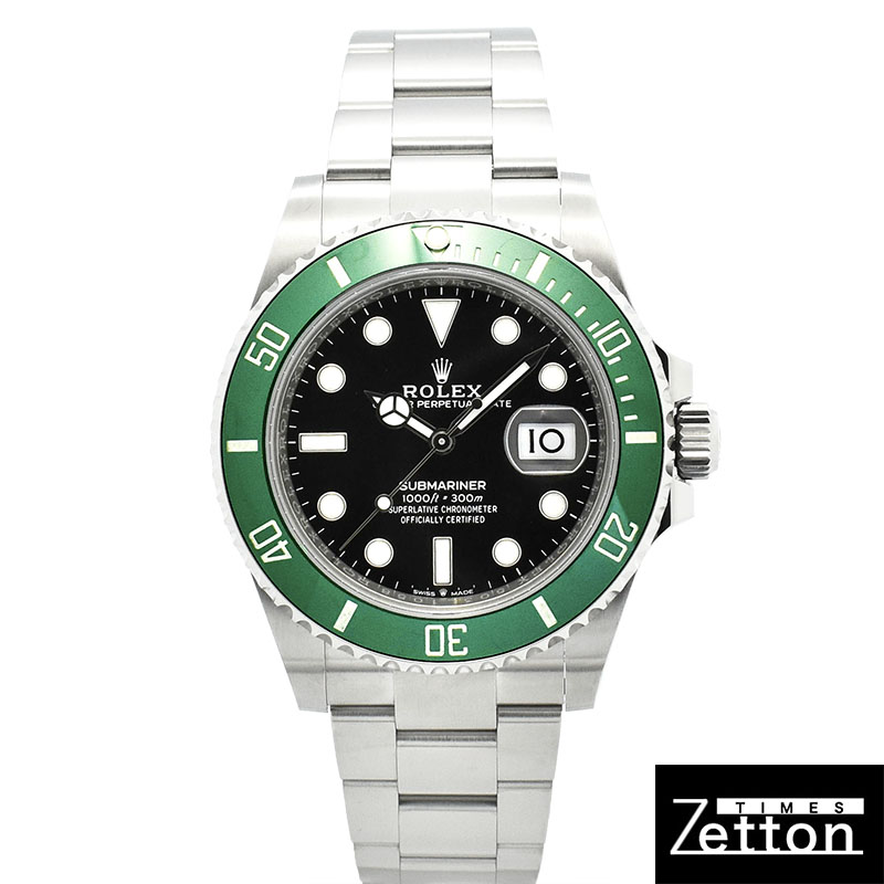 ロレックス　ROLEX　サブマリーナーデイト グリーンベゼル　Ref.126610LV　41mm　USED　中古