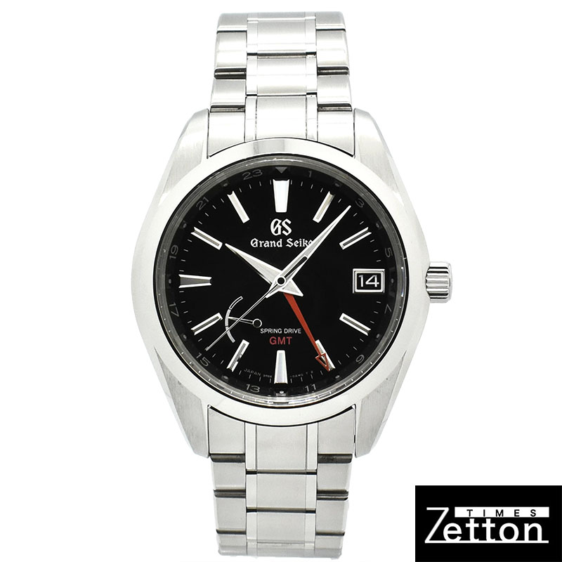 グランドセイコー　GRAND SEIKO　スプリングドライブ GMT パワーリザーブ　SBGE211　ブラック　41mm　USED　中古