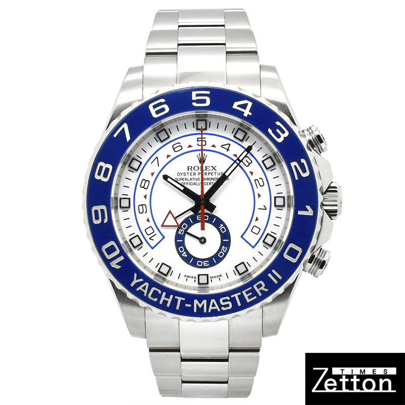 ロレックス　ROLEX　ヨットマスター2　Ref.116680　SS　44mm　ホワイト　USED　中古