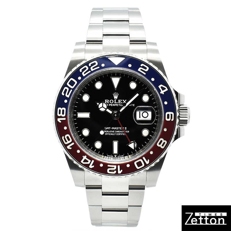 ロレックス　ROLEX　GMTマスター2　Ref.126710BLRO　ブルー/レッドベゼル　40mm　USED　中古