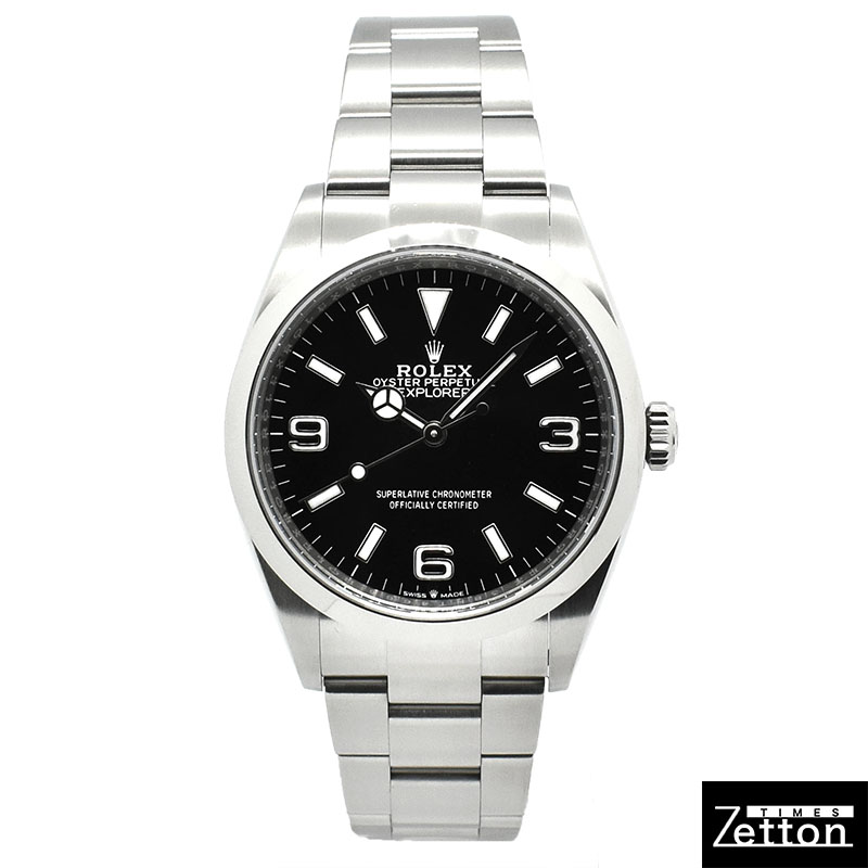 ロレックス　ROLEX　エクスプローラー 36　Ref.124270　36mm　ブラック　USED　中古