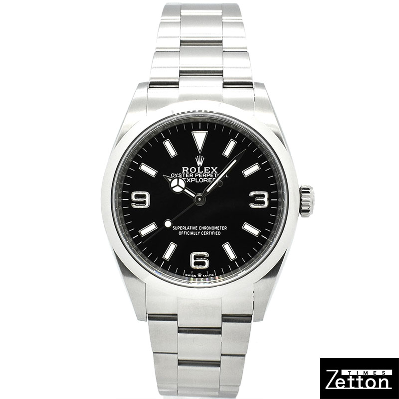 ロレックス　ROLEX　エクスプローラー 36　Ref.124270　36mm　ブラック　USED　中古