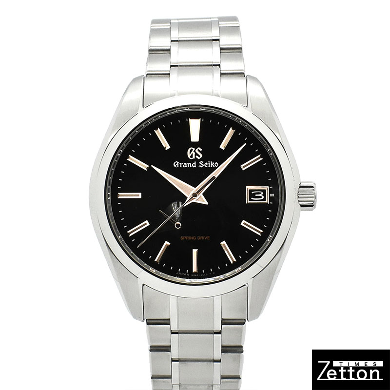 グランドセイコー　GRAND SEIKO　ヘリテージコレクション スプリングドライブ　SBGA401　ブラック　41mm　USED　中古