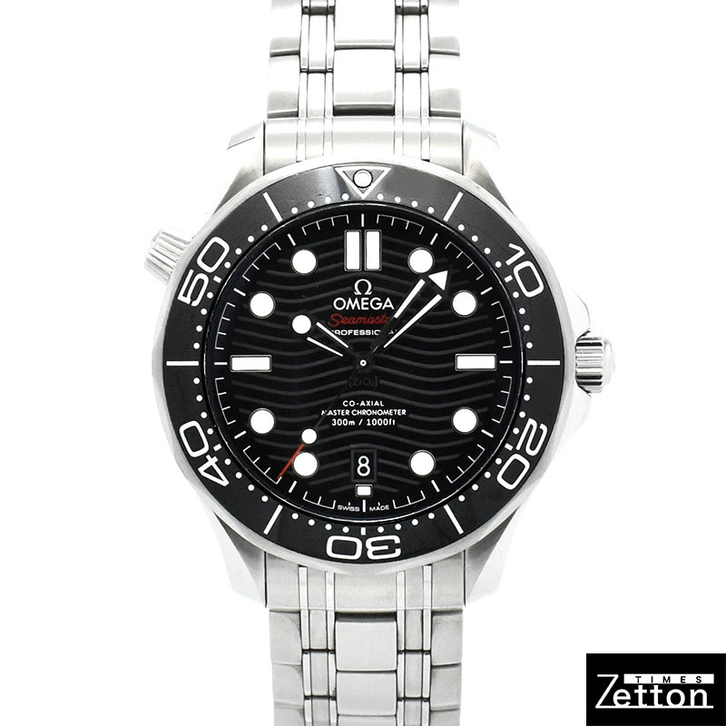 オメガ　OMEGA　シーマスター300 コーアクシャル マスタークロノメーター　210.30.42.20.01.001　ブラック　42mm　USED　中古