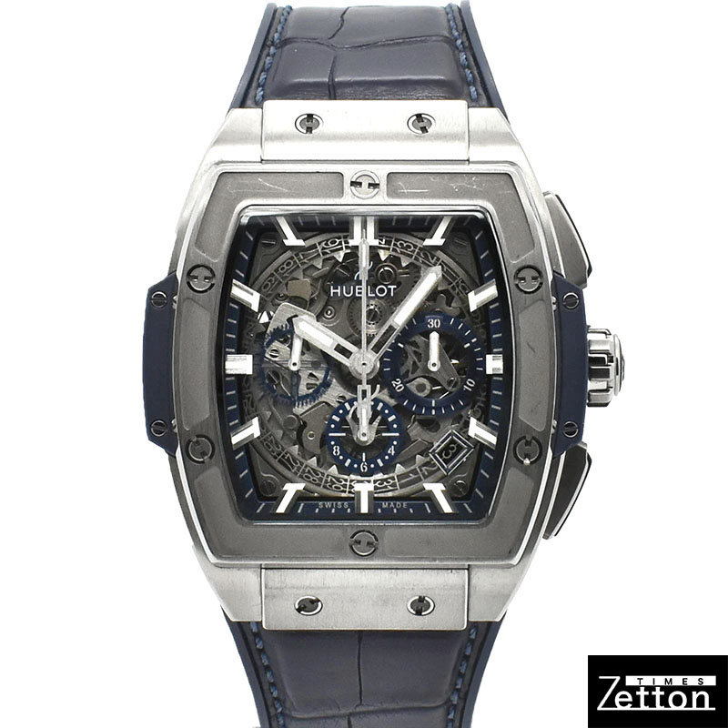 ウブロ　HUBLOT　スピリット オブ ビッグバン チタニウム ブルー  641.NX.7170.LR　42mm　USED　中古