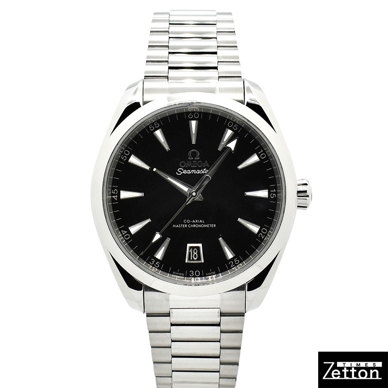 オメガ　OMEGA　シーマスター アクアテラ マスタークロノメーター　220.10.41.21.01.002　41mm　ブラック　USED　中古