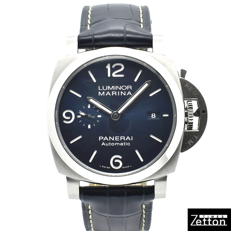 パネライ　PANERAI　ルミノールマリーナ　PAM01313　44mm　ブルー　X番　USED　中古