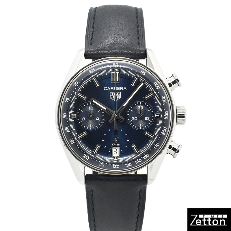 タグホイヤー　TAG HEUER　カレラ キャリバーTH20-00 クロノグラフ　CBS2212.FC6535　ブルー　39mm　USED　中古