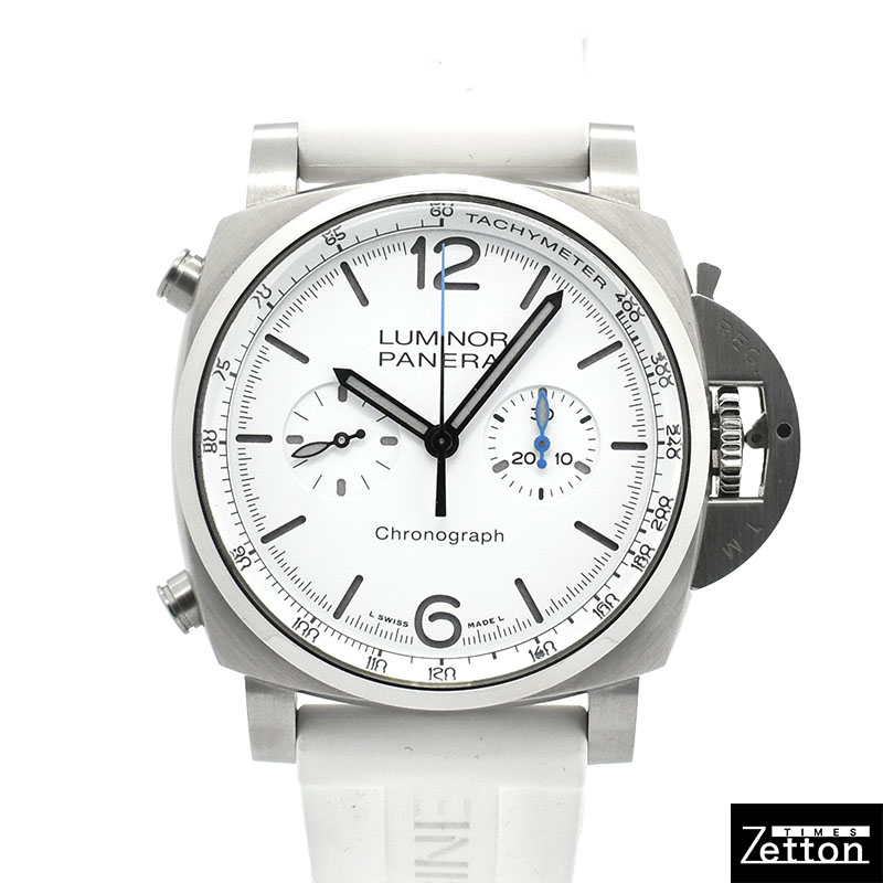 パネライ　PANERAI　ルミノール クロノ　PAM01218　X番　44mm　ホワイト　USED　中古