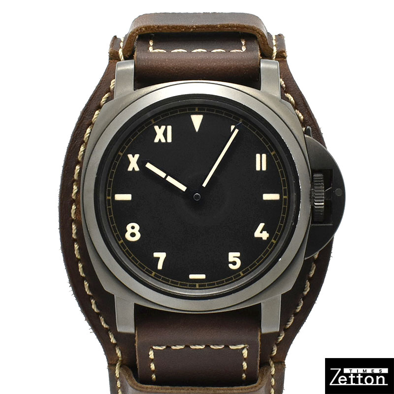 パネライ　PANERAI　ルミノール カリフォルニア 8デイズ DLC　PAM00779　U番　44mm　手巻き　チタン　USED　中古