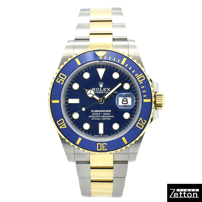 ロレックス　ROLEX　サブマリーナデイト　Ref.126613LB　18KYG/SS　41mm　USED　中古