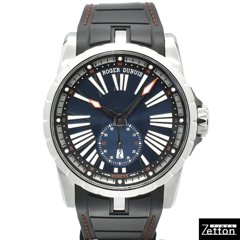 ロジェ・デュブイ　ROGER DUBUIS　エクスカリバー45　RDDBEX0602　ブルー　USED　中古
