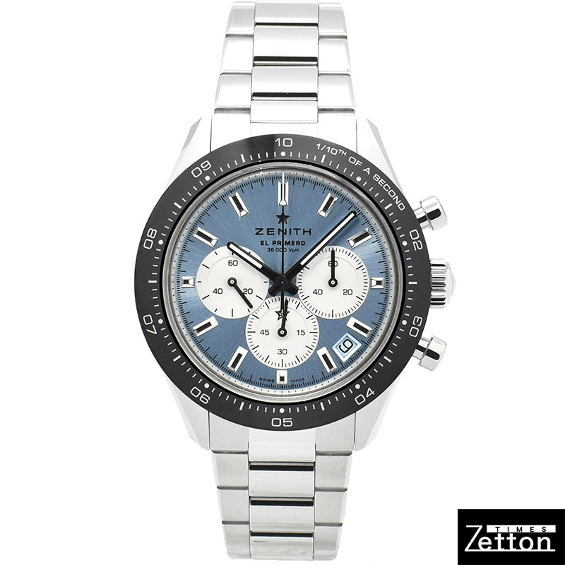 ゼニス　ZENITH　クロノマスタースポーツ ヨシダ スペシャル エディション　03.3106.3600/55.M3100　300本限定　アイスブルー/シルバー　41mm　未使用品