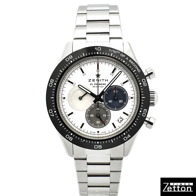 ゼニス　ZENITH　クロノマスタースポーツ　03.3100.3600/69.M3100　ホワイト　41mm　USED　中古