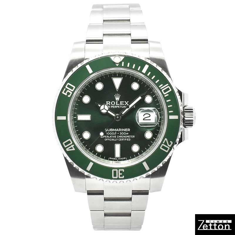 ロレックス　ROLEX　サブマリーナデイト グリーン　Ref.116610LV　ランダム番　USED　中古