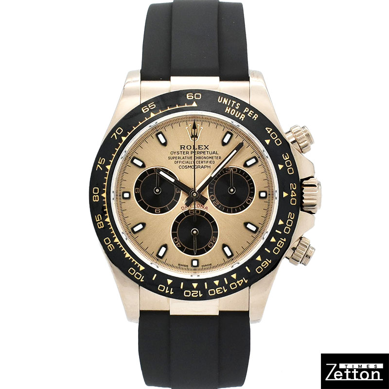ロレックス　ROLEX　デイトナ　Ref.116515LN　18KERG　ピンク/ブラック　オイスターフレックス　USED　中古