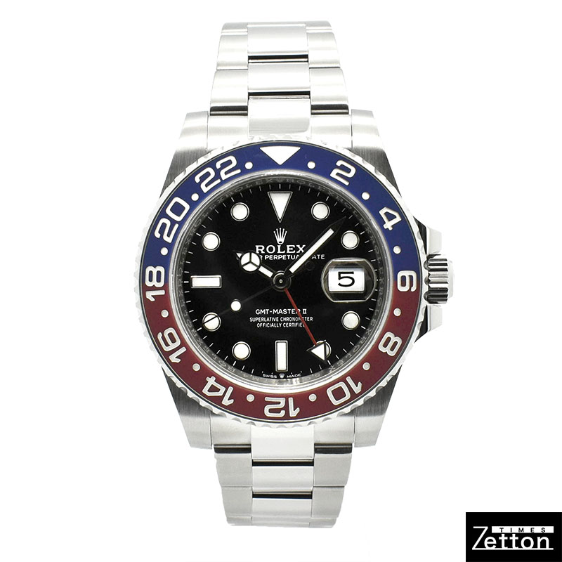 ロレックス　ROLEX　GMTマスター2　Ref.126710BLRO　ブルー/レッドベゼル　40mm　USED　中古