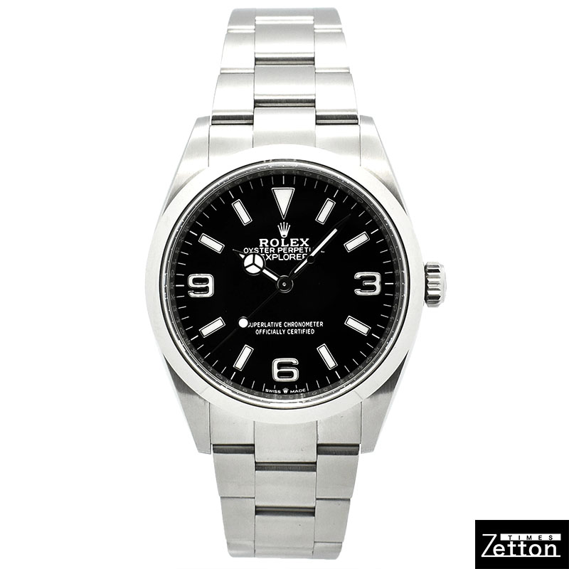 ロレックス　ROLEX　エクスプローラー 36　Ref.124270　36mm　ブラック　USED　中古